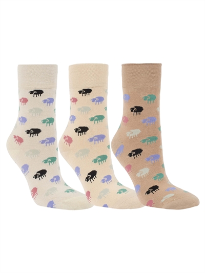 Harmony Socken Damen - Bambus  - Molly - 3er-Pack 