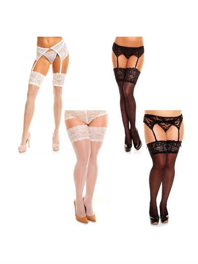 Stockings - Glamory - Dream 20 - breites Band - 2 Farben